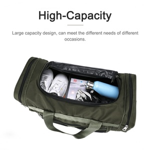 Sac de voyage sportif Artex 2543 noir pour hommes, grand sac décontracté pour la salle de sport, la randonnée, le camping, Oxford imperméable/sèche, fermeture éclair personnalisée en polyester - Product Image 3