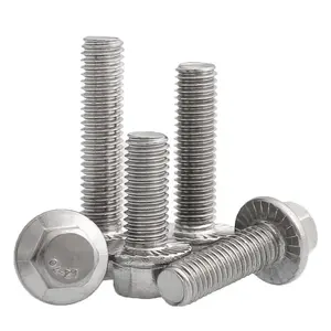 एम 3 एम 6 एम 8 एम 10 एम 12 उच्च गुणवत्ता वाले एम 5 टाइटेनियम 12 बिंदु फ्लैंज बोल्ट मोटर वाहन फ्लैंज और नट्स - Product Image 4