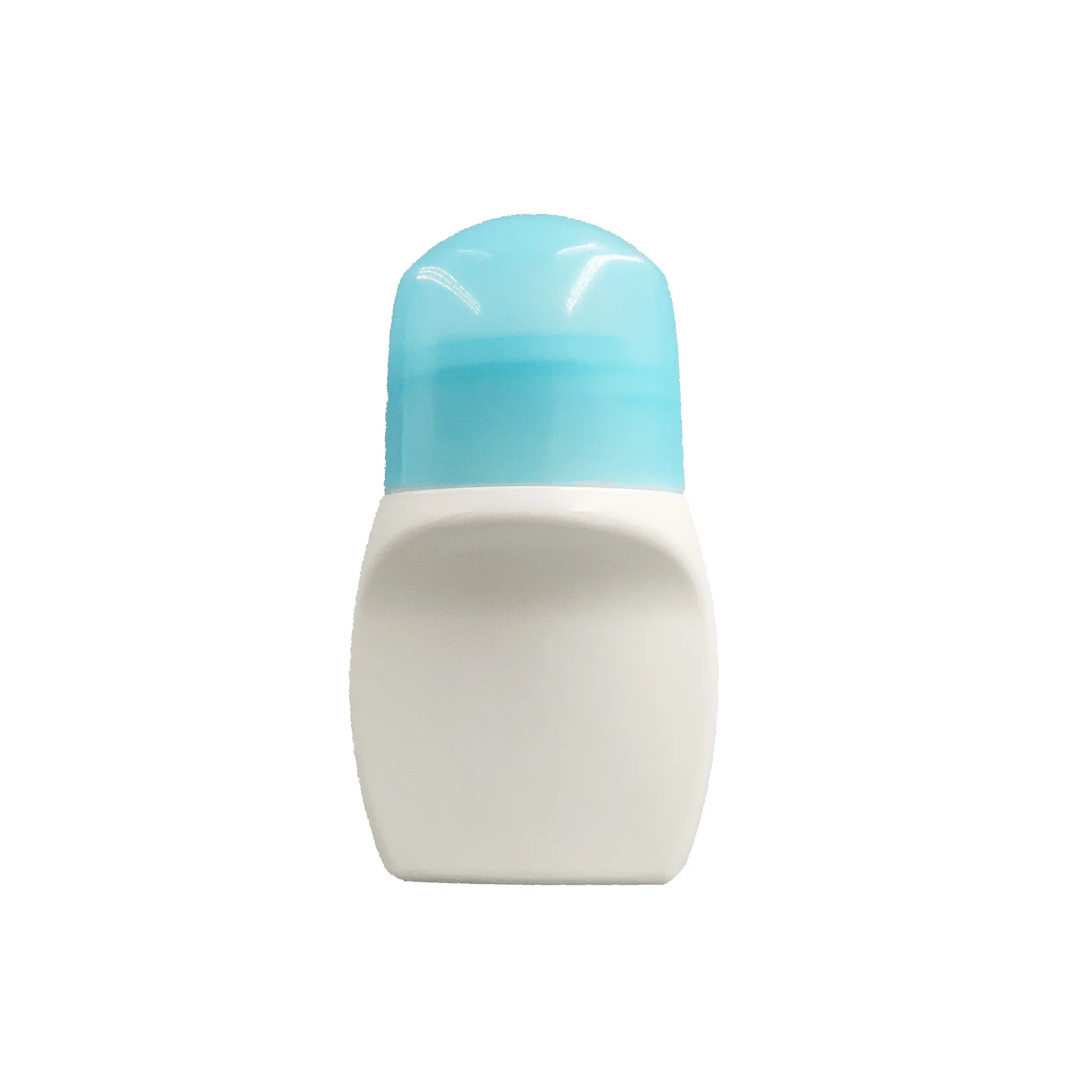 Hochwertige und heiß verkaufte benutzer definierte 50ml 60ml 75ml PE Kunststoff Deodorant Anti trans pirant Rolle auf Flasche mit bunten Verschlüssen