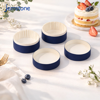 Emballage personnalisé en carton kraft de qualité alimentaire pour gâteau basque, dessert, bonbons, cheesecake, tube en papier, boîte cylindrique