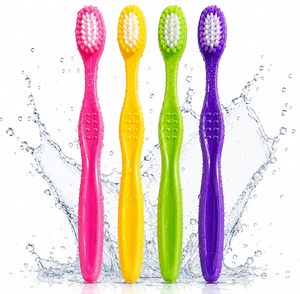แปรงสีฟันสำหรับผู้ใหญ่แบบขายส่ง ปรับแต่งได้ ขนแปรงนุ่มพิเศษ 0.10 มม. แปรงสีฟัน PBT สำหรับการดูแลสุขภาพฟันและจัดฟัน - Product Image 2