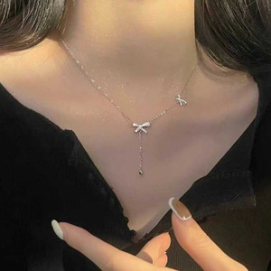 Hot Sale Trending Women's Fashion Chain Necklaces Key Angel Pearl <b>Rhinestone</b> <b>Wholesale</b> <b>Jewelry</b> - Product Image 1