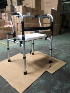 AJ-903C Déclencheur Anti-saut Stabilité de <span class=keywords><strong>luxe</strong></span> Fonctionnel Marcheur Aides à la marche avec siège - Product Image 6