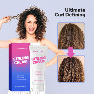 Gel Coiffant Hydratant Lissant 3-en-1 Sous Marque Privée, Crème Coiffante Anti-Frisottis pour Cheveux Bouclés - Product Image 4