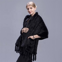 MWFur Fashion Chinese Supplier Großhandel Winter Strick Nerz Pelz Schal für Frauen Big Size Nerz Haar Schal Winter mode