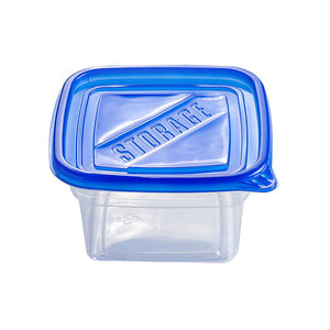 Microwave 1005ml transparent pp plastic round box takeout plastic container pp plastic food box