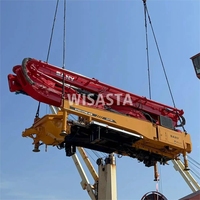 Pompe à béton montée sur camion Sany, petite flèche, 32m, 37m, 46m, d'occasion, sans camion