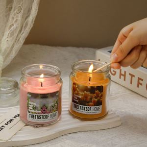 Velas Aromáticas en Frascos de Vidrio Hechos a Mano, Cera de Soya, Aromaterapia para San Valentín, Día de Acción de Gracias, Ecológicas y Orgánicas - Product Image 3