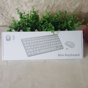 Wireless <b>Keyboard</b> <b>Mouse</b> Combo 61 Keys Ultra Thin English Multimedia Function For Office Use - Product Image 4