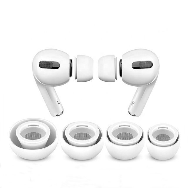 6pcs/pack, Silicone Replacement Ear Buds Tips with Noise Cancelling Function for Airpods Pro 2 Earphones Silicon Eartip Earhooks
