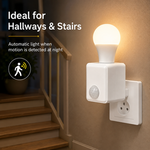 Support de lampe à induction infrarouge mural E27 à visser avec interrupteur intelligent à temporisation pour couloir d'hôtel, allée et usage domestique - Product Image 6