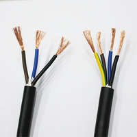 Cable Eléctrico Flexible Redondo de 1.5mm 2.5mm 4mm 6mm, Cable RVV Multifilar de 2 3 4 5 Núcleos