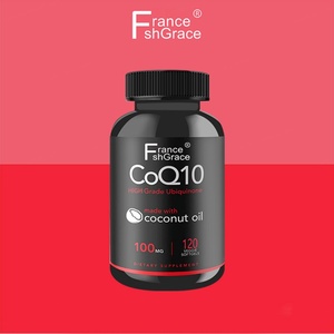 Étiquette personnalisée CoQ10 120 gélules pour soutenir la fonction cardiaque saine, 120 gélules avec huile de coco, complément CoQ10 - Product Image 6