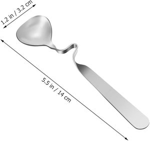 Personalizado Nuevo 304 #   Cucharas de Acero Inoxidable para Postres y para Remover, Accesorios para Cafetería y Camping, Aptas para Lavavajillas - Product Image 4