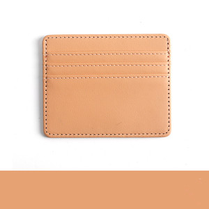 1 unidad de tarjetero de cuero PU, color caramelo, para tarjetas de identificación y crédito, con múltiples ranuras, delgado, tipo billetera, para mujer y hombre, para negocios - Product Image 5