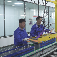 Garis produksi modul baterai Lithium persegi otomatis penuh semi garis perakitan baterai fosfat besi kondisi baru