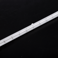Élément chauffant infrarouge à quartz à tube unique à ondes moyennes en fibre de carbone semi-blanchi avec réflecteur en céramique, lampe chauffante personnalisée