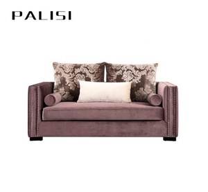 Moderno Vintage di lusso in velluto 3 posti mobili postmoderni divano componibile 123 gruppo in tessuto per soggiorno - Product Image 3