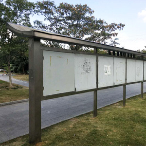Tablero de anuncios de acero inoxidable para mensajes al aire libre, para uso en comunidades, escuelas y empresas - Product Image 5