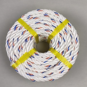 Corde en polypropylène résistante à l'usure, 4 brins, 36 mm, haute résistance, corde d'emballage en polypropylène PP Danline - Product Image 1