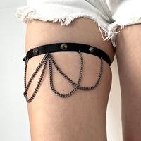 Vente chaude Femmes De Luxe Sexy Gland Taille Chaîne Punk Discothèque Rock Multi-Couche Corps Chaîne