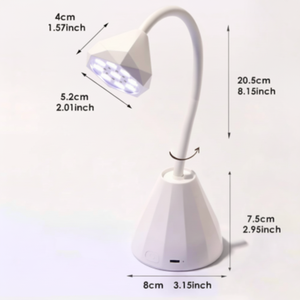 Lampada da scrivania UV da ufficio regolabile con collo flessibile per una lettura e un lavoro confortevoli - Product Image 2