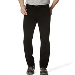 Jeans de Mezclilla para Hombre, Corte Recto, Ajustados, de Algodón Tejido, Cintura Media, Lavado Regular, Estilo Vintage, para Invierno - Product Image 2