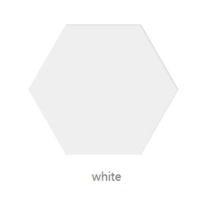 <span class=keywords><strong>Ladrillo</strong></span> Hexagonal de Cerámica Mate para Baño, Balcón, Restaurante, Color Sólido Negro, <span class=keywords><strong>Blanco</strong></span> y Gris, Azulejos Hexagonales para Piso y Pared - Product Image 4