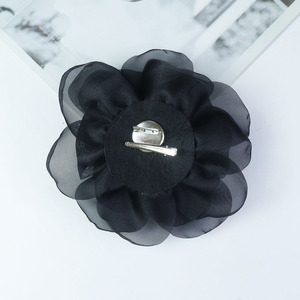Broche de Organza Rosa com Dois Botões de Flor, 20cm, de Alta Qualidade, Super Grande, Útil, Feito à Mão, Acessório de Vestuário DIY, Mais Vendido - Product Image 6