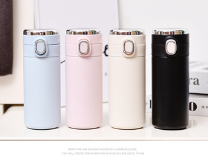 Bouteille d'eau isotherme intelligente avec écran tactile, anti-fuite, 400 ml, en acier inoxydable 304 à double paroi, thermos intelligent portable - Product Image 5