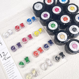 Marque privée Créez votre logo 12 couleurs Sculpture 3d Vernis à ongles Uv <span class=keywords><strong>Gel</strong></span> <span class=keywords><strong>Gel</strong></span> 3D pour la <span class=keywords><strong>d</strong></span>écoration des ongles - Product Image 1