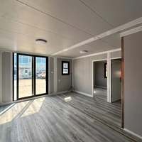 Maison préfabriquée modulaire extensible en conteneur, petite maison chinoise en acier pliable