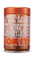 Bekroonde Italiaanse Geroosterde Middelgrote 100% Arabica Mix Zoete Smaak Direct Gemalen Koffie Mokito Caffe Box Collectie