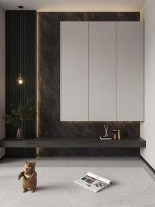 2025 Zapatero de madera maciza de gama alta multifuncional más vendido, Muebles personalizados, Banco integrado, Zapatero más Popular - Product Image 6