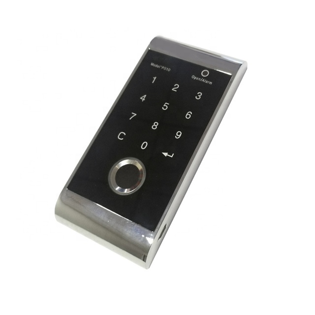 Digital Code Keypad Locker Glass Door Fingerprint Key OTP Password for Desk Drawer Metal Cabinet Zinc Alloy Wood/Steel Material
