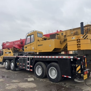 Grúa móvil SANY STC550T5 usada de 55 toneladas con pluma de 46 m, brazo auxiliar de 16 m, motor Weichai, grúa hidráulica sobre camión en venta - Product Image 6