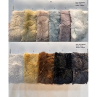 Tissu tricoté en fausse fourrure de vison, motif brossé, largeur 180 cm, peluche douce pour manteau de fille, veste, couture, artisanat, vente en gros en stock