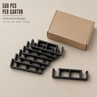 Connecteur de cadre de chaise en plastique, clip de fixation pour tube carré 20*20mm, boucle amovible, pièces de rechange pour réparation de mobilier de jardin
