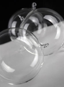Esferas de bolas de vidrio huecas transparentes - Product Image 3