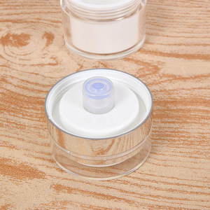 Botella cosmética de doble capa con boquilla de pico de pato de 15g, 30g, 50g - Botella de crema/pantalla solar/crema aislante de tipo pulsador. - Product Image 4