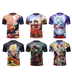 T-shirt con stampa 3D personaggio dei cartoni animati per uomo - Product Image 2