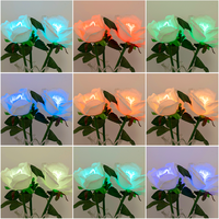 Cristal rose ambiance lampe chambre lampe de chevet LED veilleuse romantique ins vent net rouge humeur lampe cadeau