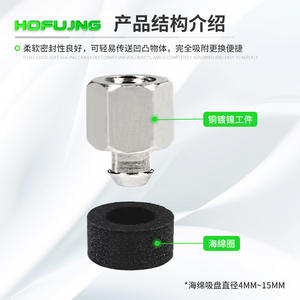 Elevadores de Vacío de Esponja ZP2-T04S/T06S/T08S/T10S/T15S-A3/A5/B3/B5 con Roscas Externas e Internas - Product Image 2