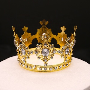 Venta caliente Mini Crown Cake Topper <span class=keywords><strong>para</strong></span> Happy Birthday Crown Cake Topper <span class=keywords><strong>para</strong></span> bebés niños - Product Image 2