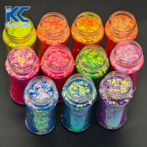 Toptan 2oz Shaker yeni holografik tırnak tıknaz Glitter Mix kar küresi Tumbler için toplu - Product Image 4