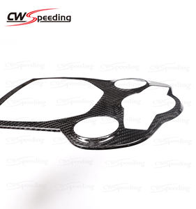 Revêtement de console centrale en fibre de carbone sèche pour intérieurs Alfa Romeo Giulia 2016-2018 - Product Image 4