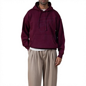 Sweat-shirt à capuche personnalisé pour homme en molleton de coton premium avec poche, fabricant OEM ODM en gros - Product Image 1