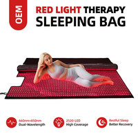 Manta de Terapia de Luz Roja Infrarroja Personalizada para Uso Doméstico, con Longitud de Onda de 660nm y 850nm, para Pilates, sin EMF, Tipo Sauna