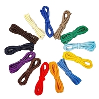 4MM New Shoelace Unisex Ropes Multi-color Round Shoe Laces High Quality Solid Colorful Shoelace