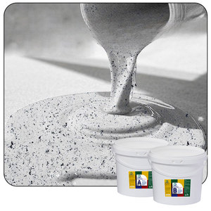 Pintura Epóxica Autonivelante de Alta Calidad Sin Solventes para Pisos de Arena de Color, Revestimiento Epóxico de Arena Colorida para Pisos de Concreto - Product Image 1